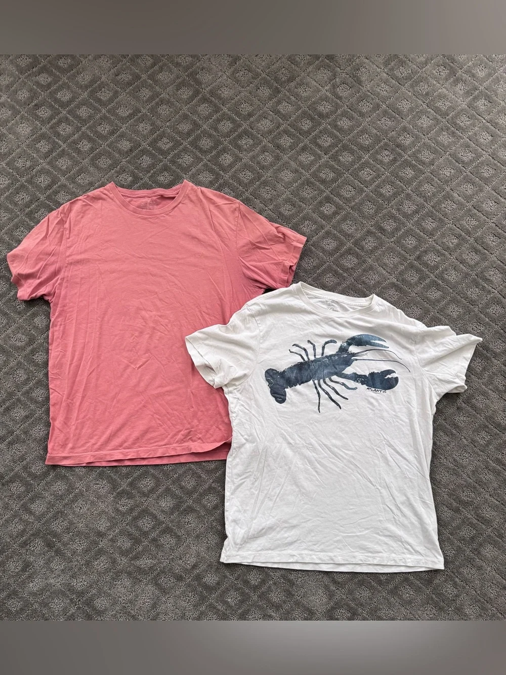 Men’s J. Crew Brocken in classic Tee T-shirt Bundle 100% Cotton Size L